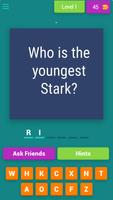 Game of Thrones quiz Affiche