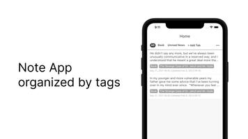 Tagged Notes App - Tag Pad Affiche