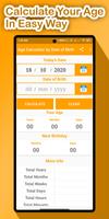 Age Calculator by Date of Birt poster