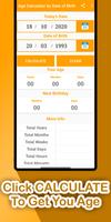 Age Calculator by Date of Birt screenshot 2