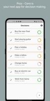Pros-Cons - Decision Maker تصوير الشاشة 1