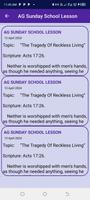 Ag Sunday School Lesson App screenshot 3