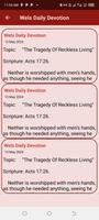 Wels Daily Devotional screenshot 1