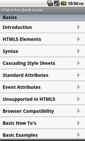 HTML5 Pro Quick Guide Free Poster