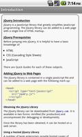 jQuery Pro Quick Guide Free capture d'écran 1