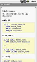 SQL Pro Quick Guide Free capture d'écran 3