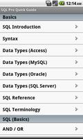 SQL Pro Quick Guide Free Affiche