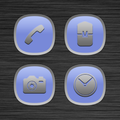 Mint Blue Infinity Icons