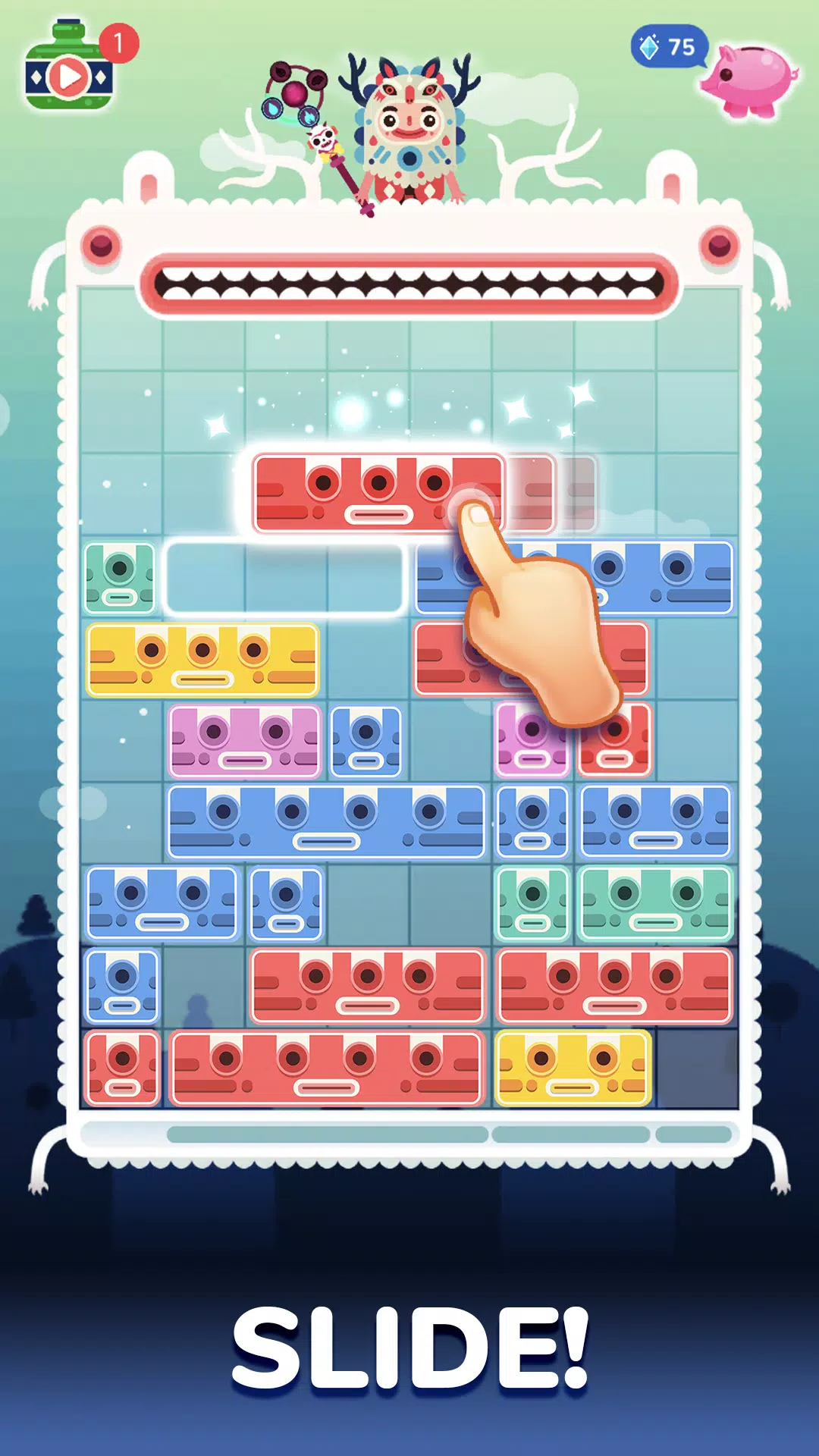 Slide Block Puzzle funny games android iOS apk download for free