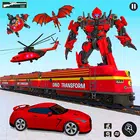 Dino Robot Transform Car Games icono