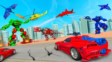 Dino Robot Transform Car Games captura de pantalla 3