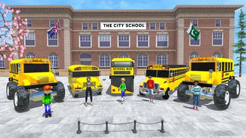 City School Bus Driving poster