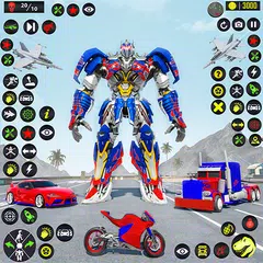 Flying Car Robot Fighting Game XAPK Herunterladen