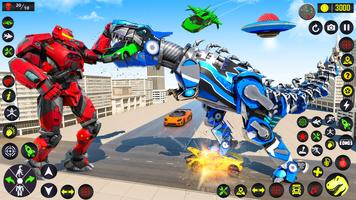 Flying Car Robot Fighting Game Ekran Görüntüsü 1