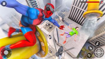 Flying Superhero Robot Games screenshot 1