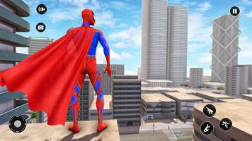 Spider Hero Man Rope Games Affiche