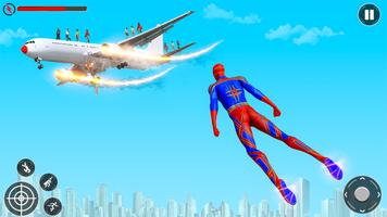 1 Schermata Spider Hero Man Rope Games