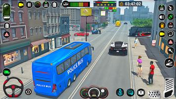Police Bus Driver Police Games পোস্টার