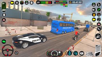 Police Bus Driver Police Games Ekran Görüntüsü 1
