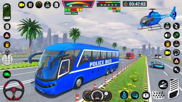 Police Bus Driver Police Games capture d'écran 3