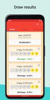 Result for Eurojackpot lottery Affiche