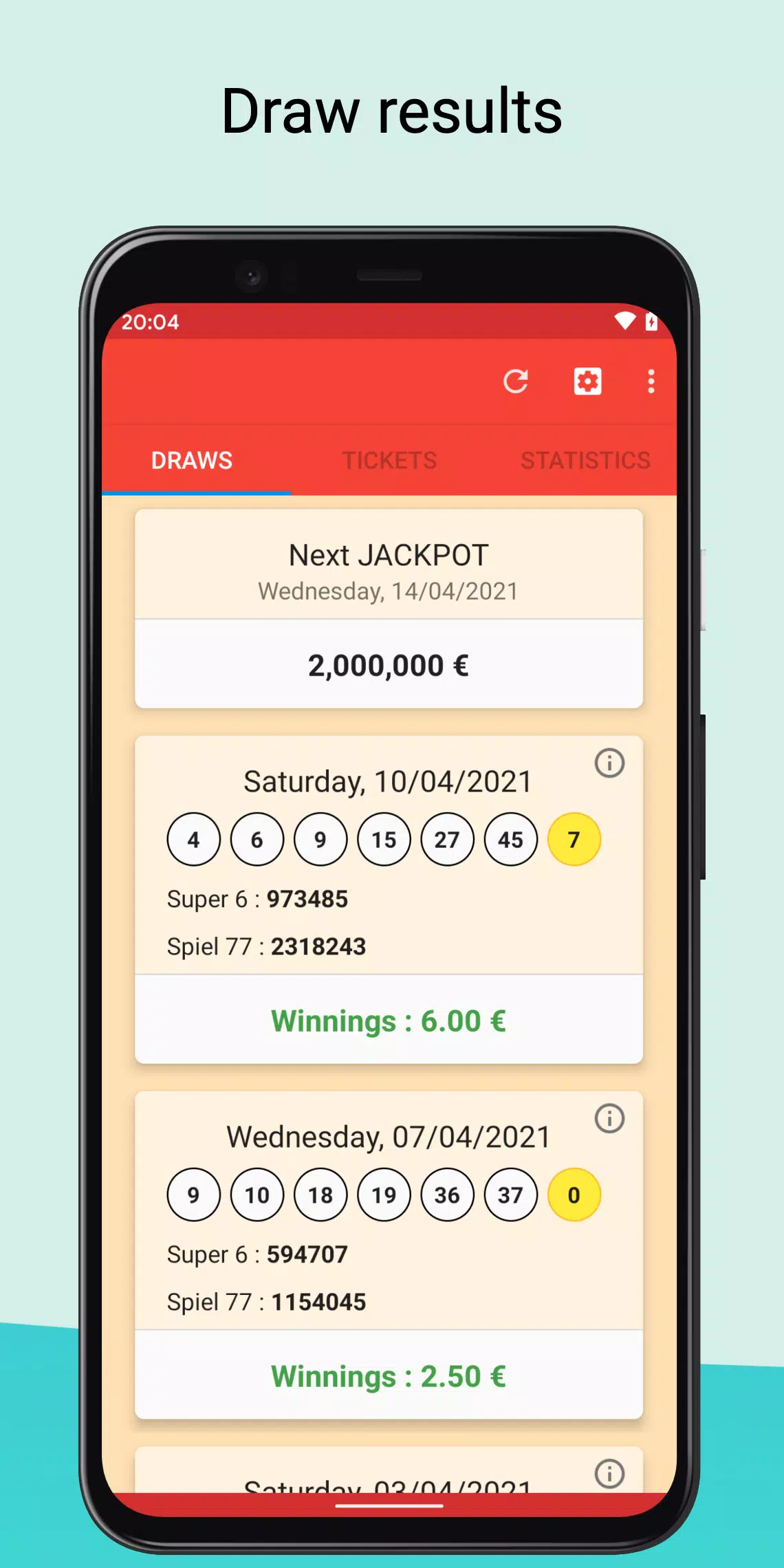 Lotto 6 Aus 49 Results