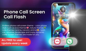 Phone Call Screen : Call Flash Affiche