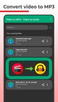 Video to MP3 / Video to Audio โปสเตอร์