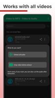 Video to MP3 / Video to Audio تصوير الشاشة 3