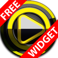 Poweramp widget BLACK YELLOW