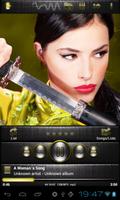 Poweramp skin STEEL I. Yellow poster