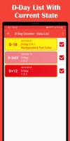 D-Day Counter & Memo Widget imagem de tela 2