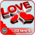 3D Love GIF