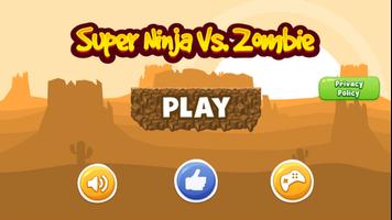 Super Ninja Vs Zombie Affiche