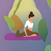 Yoga parfait icône