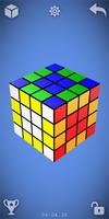 Magic Cube Rubik Puzzle 3D poster