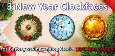 3 New Year Clockfaces Pack