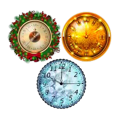 3 New Year Clockfaces Pack APK download
