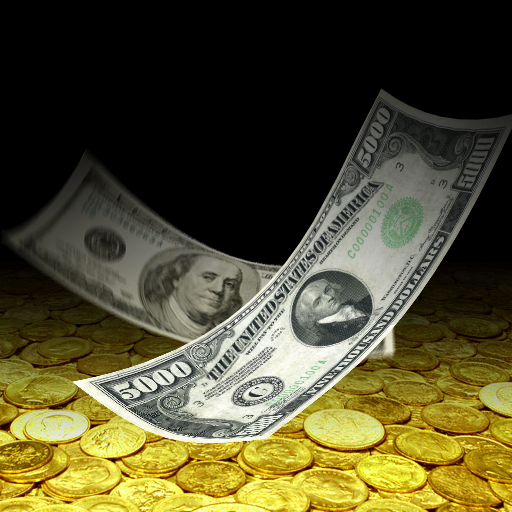 Dinero que cae 3D Wallpaper