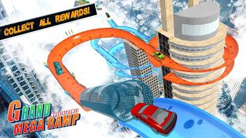 Mega Ramp Car Jumping stunts d imagem de tela 2