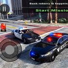 ikon Police Car Driving Chase City 