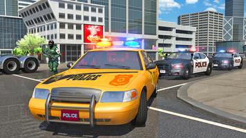 Police Car Driving Chase City  ポスター