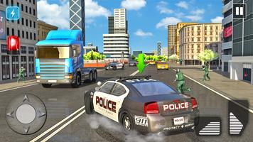 Police Car Driving Chase City  截图 1