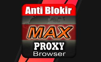 MAX-Proxy Browser Anti Blokir الملصق