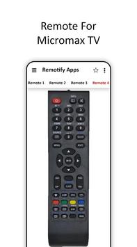 Remote For MICROMAX TV poster