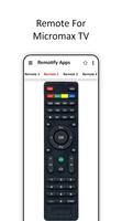 Remote For MICROMAX TV capture d'écran 2