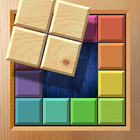 Puzzle de bloc de bois 88 icône
