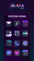 Maya Dark Icon Pack Plakat