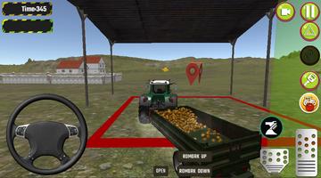 برنامه‌نما Riding a Tractor Simulator عکس از صفحه
