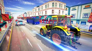 Tractor Traffic Racing Simulator 2019 Plakat